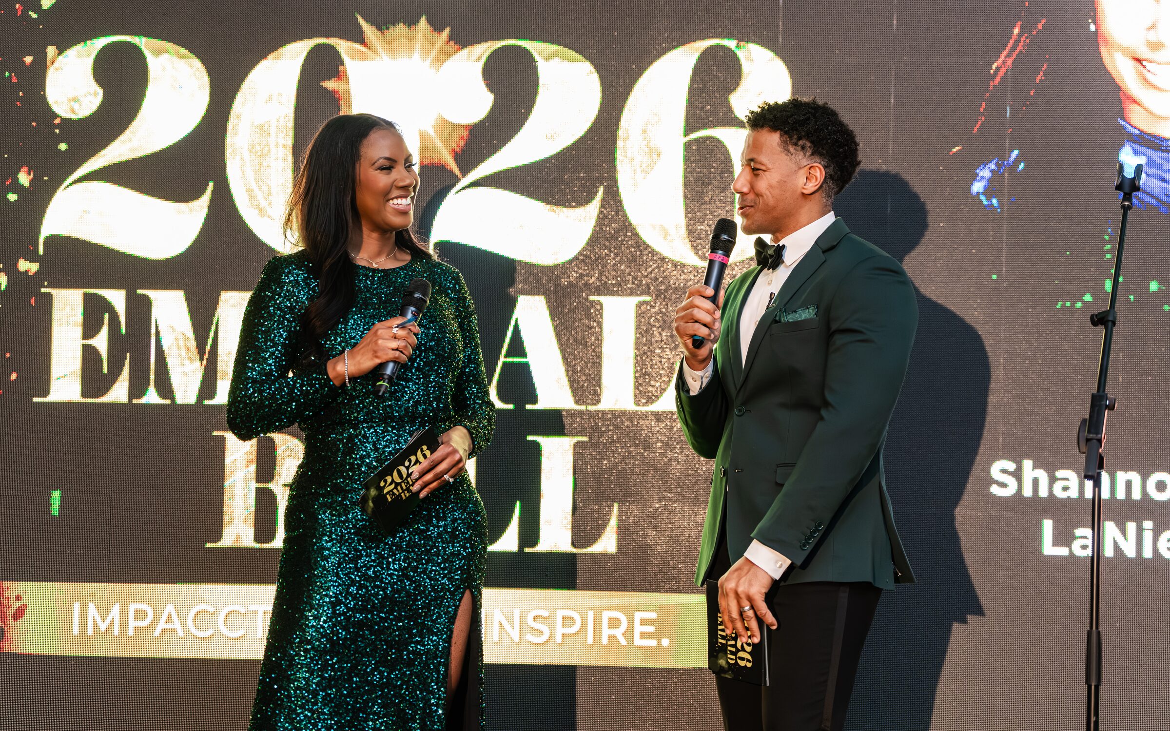 Emerald Ball event moment